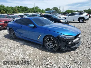 2020 BMW 8 Series 840i with VIN WBAAE2C04LCD19661, listed as a Copart auction lot 56127284 with 63,542 mi miles and Clean Title. Bid and sale history available at carsss.com. Image 4.
