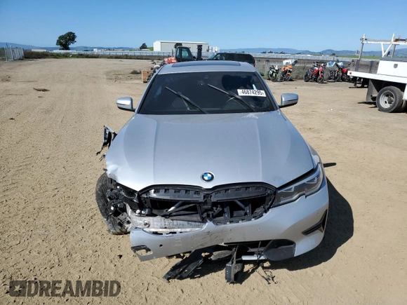 2020 BMW 3 Series 330i with VIN WBA5R1C02LFH39000, listed as a Copart auction lot 46874295 with Not provided miles and Salvage title. Bid and sale history available at DreamBid. Image 5.