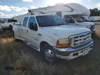 2001 Ford F-350 XL with VIN 1FTWW32F31ED39867, listed as a Copart auction lot 80069644 with 241,113 mi miles and Salvage title. Bid and sale history available at DreamBid. Image 4.