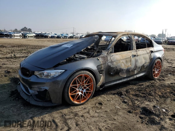 2017 BMW M3 z VIN WBS8M9C31H5G85850, wystawiony jako Copart lot #83784404 z przebiegiem Nie podano mil oraz Nie do naprawy • Non repairable. Historia ofert i sprzedaży dostępna na DreamBid. Obrazek 1.