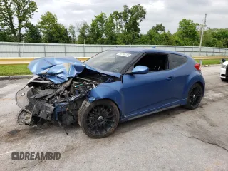 2016 Hyundai Veloster Turbo с VIN KMHTC6AE7GU257737, выставлен на аукционе Copart как лот 56714715 с пробегом 51 281 миль миль и Списание • Salvage title. История ставок и продаж доступна на DreamBid. Изображение 1.