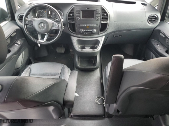 2018 Mercedes-Benz Metris Passenger Van with VIN WD4PG2EE6J3346005, listed as a Copart auction lot 86134974 with 107,416 mi miles and Salvage Title. Bid and sale history available at carsss.com. Image 8.