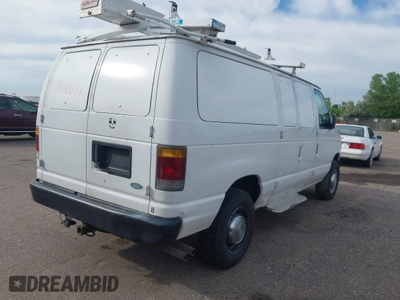 1994 Ford Econoline Cargo with VIN 1FBHE31H7RHA89188, listed as a IAAI auction lot 42366671 with Not provided miles and . Bid and sale history available at DreamBid. Image 4.