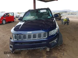 2017 Jeep Compass Latitude with VIN 3C4NJDBB3HT646110, listed as a IAAI auction lot 41789067 with 56,165 mi miles. Bid and sale history available at carsss.com. Image 12.