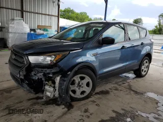 2018 Ford Escape S with VIN 1FMCU0F7XJUB95553, listed as a Copart auction lot 60397205 with 77,897 mi miles and Salvage title. Bid and sale history available at DreamBid. Image 1.