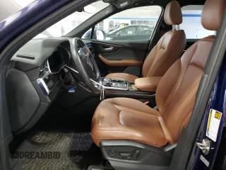 2021 Audi Q7 Premium with VIN WA1AJAF75MD020524, listed as a Copart auction lot 49584935 with 54,929 mi miles and Salvage Title. Bid and sale history available at carsss.com. Image 7.