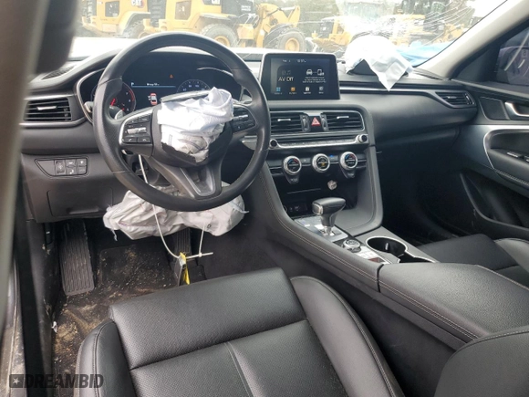 2020 Genesis G70 2.0T with VIN KMTG64LA7LU050255, listed as a Copart auction lot 42339465 with 53,377 mi miles and Clean Title. Bid and sale history available at carsss.com. Image 8.