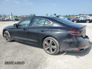 2025 Genesis G70 2.5T z VIN KMTG34SC7SU143836, wystawiony jako Copart lot #60212205 z przebiegiem 1 581 mil mil oraz Nie do naprawy • Non repairable. Historia ofert i sprzedaży dostępna na DreamBid. Obrazek 2.
