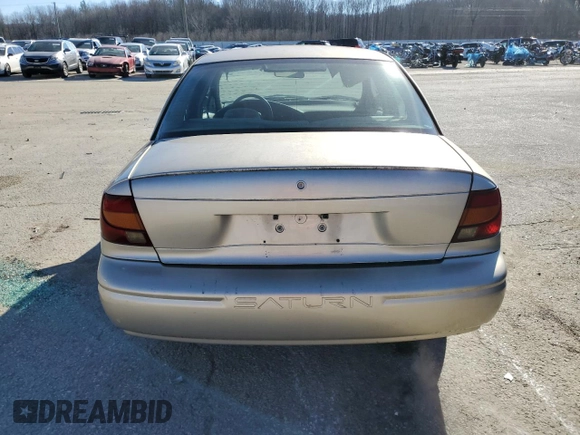 2000 Saturn SL with VIN 1G8ZH5288YZ245047, listed as a Copart auction lot 41533785 with 135,285 mi miles and Non Repairable. Bid and sale history available at carsss.com. Image 6.