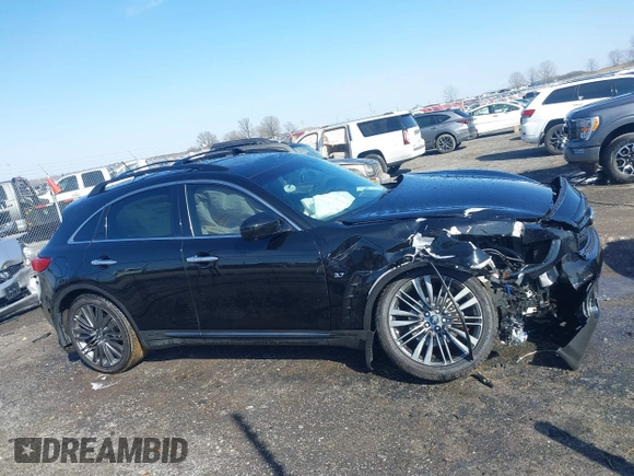 2016 Infiniti QX70 z VIN JN8CS1MW6GM750280, wystawiony jako IAAI lot #41588491 z przebiegiem 78 266 mil mil oraz . Historia ofert i sprzedaży dostępna na DreamBid. Obrazek 13.