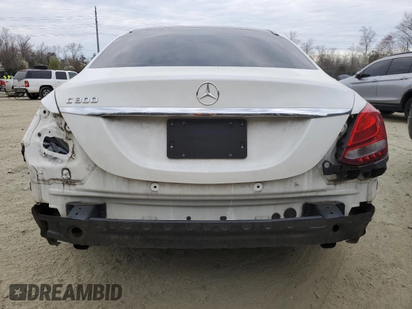 2015 Mercedes-Benz C 300 with VIN 55SWF4JB6FU056193, listed as a Copart auction lot 49263785 with 112,095 mi miles and Salvage Title. Bid and sale history available at DreamBid. Image 6.