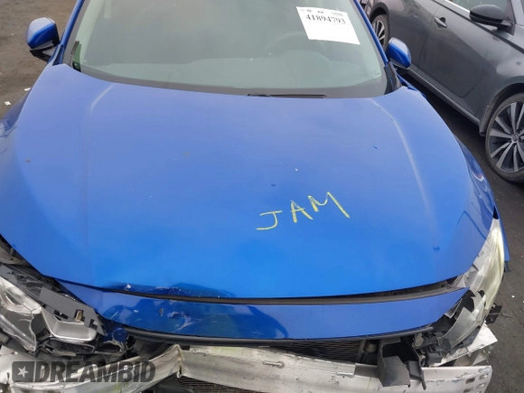 2017 Honda Civic Sedan EX with VIN 2HGFC2F72HH535812, listed as a IAAI auction lot 41894793 with 124,594 mi miles. Bid and sale history available at carsss.com. Image 10.