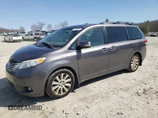 2013 Toyota Sienna XLE with VIN 5TDDK3DC0DS053561, listed as a Copart auction lot 53786685 with 332,714 mi miles and Clean Title. Bid and sale history available at DreamBid. Image 1.