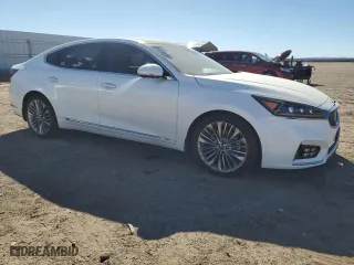 2017 Kia Cadenza Premium with VIN KNALC4J11H5070072, listed as a Copart auction lot 46527985 with 25,598 mi miles and Salvage Title. Bid and sale history available at carsss.com. Image 4.