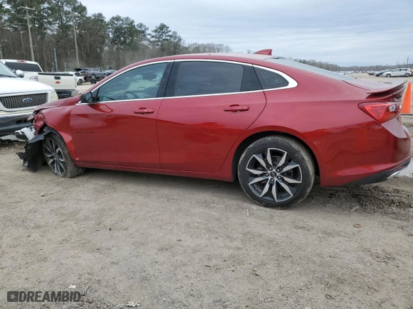 2024 Chevrolet Malibu RS with VIN 1G1ZG5ST1RF172273, listed as a Copart auction lot 45992695 with 8,362 mi miles and Salvage Title. Bid and sale history available at carsss.com. Image 2.
