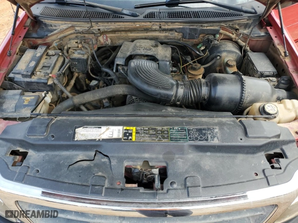 2002 Ford F-150 XLT with VIN 1FTRW07662KB35765, listed as a Copart auction lot 43063455 with 0 mi miles and Salvage Title. Bid and sale history available at carsss.com. Image 12.