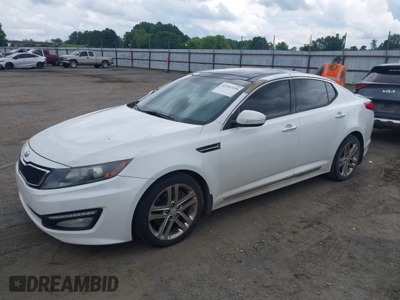 2013 Kia Optima SX with VIN 5XXGR4A68DG159366, listed as a IAAI auction lot 42391939 with 225,728 mi miles and . Bid and sale history available at DreamBid. Image 2.