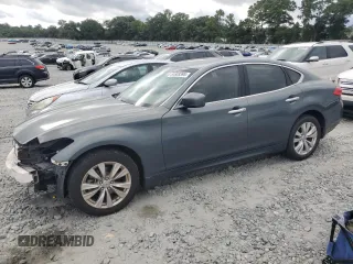 2011 Infiniti M with VIN JN1BY1AR0BM370450, listed as a Copart auction lot 64609395 with 237,439 mi miles and Salvage title. Bid and sale history available at DreamBid. Image 1.