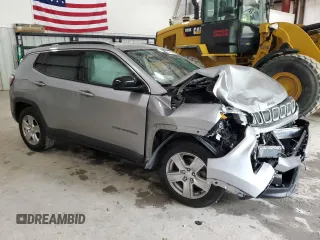 2022 Jeep Compass Latitude с VIN 3C4NJCBB1NT112755, выставлен на аукционе Copart как лот 56114405 с пробегом 45 961 миль миль и На запчасти • Non repairable. История ставок и продаж доступна на DreamBid. Изображение 4.