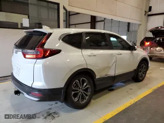 2021 Honda CR-V EX with VIN 2HKRW1H52MH416880, listed as a Copart auction lot 45844905 with 52,056 mi miles and Salvage Title. Bid and sale history available at carsss.com. Image 3.