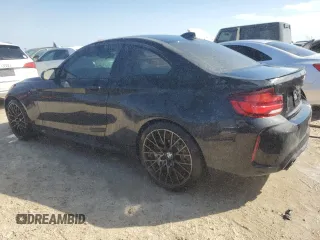 2021 BMW M2 Competition with VIN WBS2U7C09M7G58555, listed as a Copart auction lot 74292844 with 0 mi miles and Non Repairable. Bid and sale history available at carsss.com. Image 2.