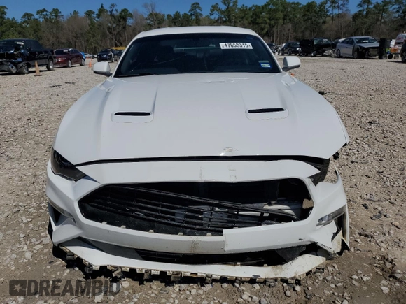 2019 Ford Mustang GT with VIN 1FA6P8CF4K5125387, listed as a Copart auction lot 47853315 with 46,302 mi miles and Salvage Title. Bid and sale history available at carsss.com. Image 5.
