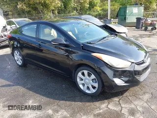 2013 Hyundai Elantra GLS with VIN KMHDH4AE5DU970903, listed as a IAAI auction lot 42020570 with 115,841 mi miles and . Bid and sale history available at DreamBid. Image 1.