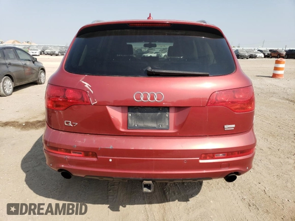 2007 Audi Q7 Premium Plus with VIN WA1EY74L97D068404, listed as a Copart auction lot 71579774 with 126,564 mi miles and Clean title. Bid and sale history available at DreamBid. Image 6.