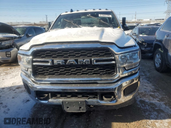 2022 Ram 3500 Tradesman with VIN 3C63RRGLXNG180234, listed as a Copart auction lot 87893705 with 0 mi miles and Salvage Title. Bid and sale history available at carsss.com. Image 5.