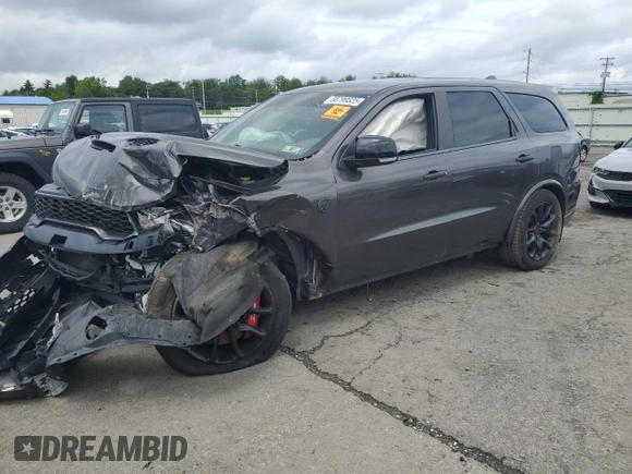 2021 Dodge Durango SRT Hellcat with VIN 1C4SDJH90MC845182, listed as a Copart auction lot 58799525 with Not provided miles and Salvage title. Bid and sale history available at DreamBid. Image 1.