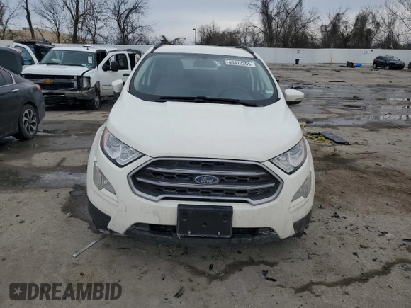 2021 Ford EcoSport SE with VIN MAJ3S2GE6MC404113, listed as a Copart auction lot 46473205 with 66,629 mi miles and Salvage Title. Bid and sale history available at carsss.com. Image 5.