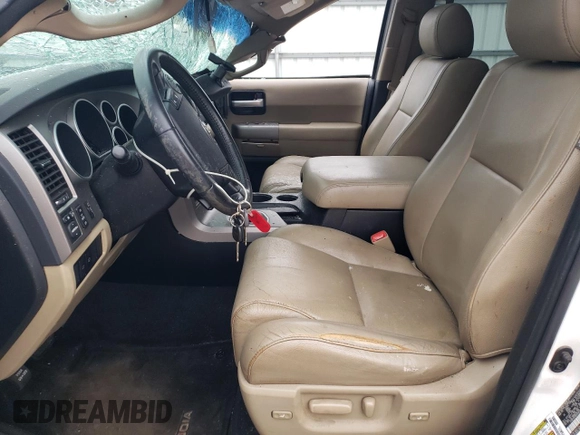 2013 Toyota Sequoia Limited with VIN 5TDKY5G10DS050025, listed as a Copart auction lot 75077594 with 183,716 mi miles and Salvage Title. Bid and sale history available at carsss.com. Image 7.
