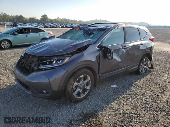 2019 Honda CR-V EX-L with VIN 2HKRW1H83KH512248, listed as a Copart auction lot 73280464 with 0 mi miles and Salvage Title. Bid and sale history available at carsss.com. Image 1.