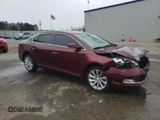 2016 Buick LaCrosse Leather with VIN 1G4GB5G35GF119168, listed as a Copart auction lot 61583625 with Not provided miles and Salvage title. Bid and sale history available at DreamBid. Image 4.