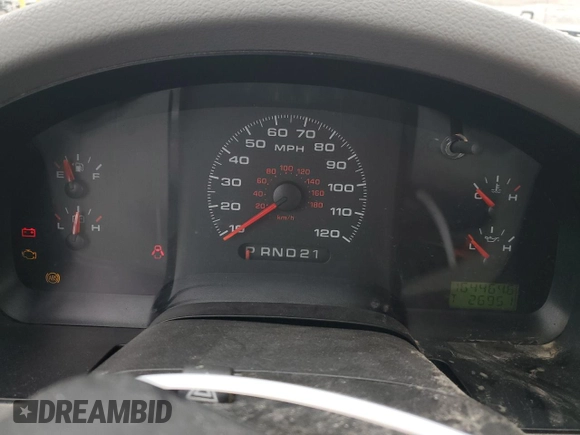 2005 Ford F-150 XL with VIN 1FTRF12W65NB56941, listed as a Copart auction lot 52200065 with 164,464 mi miles and Salvage title. Bid and sale history available at DreamBid. Image 9.