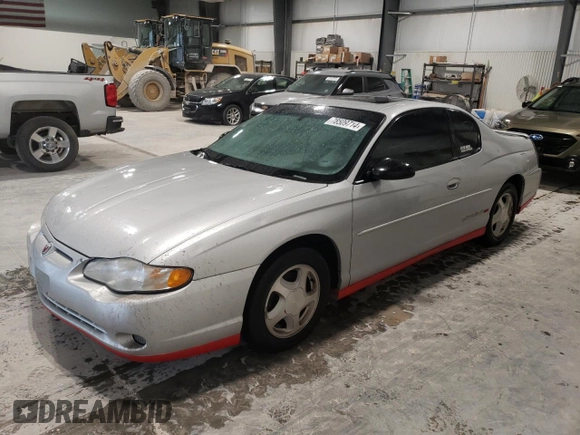 2003 Chevrolet Monte Carlo SS with VIN 2G1WX12K739151706, listed as a Copart auction lot 78509714 with 175,678 mi miles and Salvage Title. Bid and sale history available at carsss.com. Image 1.