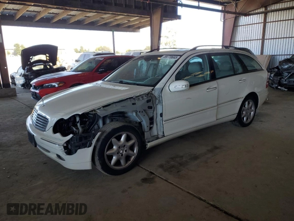 2003 Mercedes-Benz C 240 with VIN WDBRH61J73F323259, listed as a Copart auction lot 59770665 with 150,723 mi miles and Salvage title. Bid and sale history available at DreamBid. Image 1.