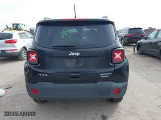 2019 Jeep Renegade Sport with VIN ZACNJBAB2KPJ83085, listed as a IAAI auction lot 41582293 with 1 mi miles. Bid and sale history available at carsss.com. Image 17.