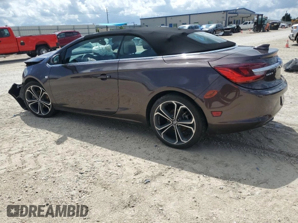 2016 Buick Cascada Premium с VIN W04WT3N59GG155097, выставлен на аукционе Copart как лот 71072644 с пробегом Не указан миль и Списание • Salvage title. История ставок и продаж доступна на DreamBid. Изображение 2.
