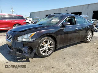 2014 Nissan Maxima SV with VIN 1N4AA5AP3EC471047, listed as a Copart auction lot 53135485 with 82,808 mi miles and Non repairable. Bid and sale history available at DreamBid. Image 1.