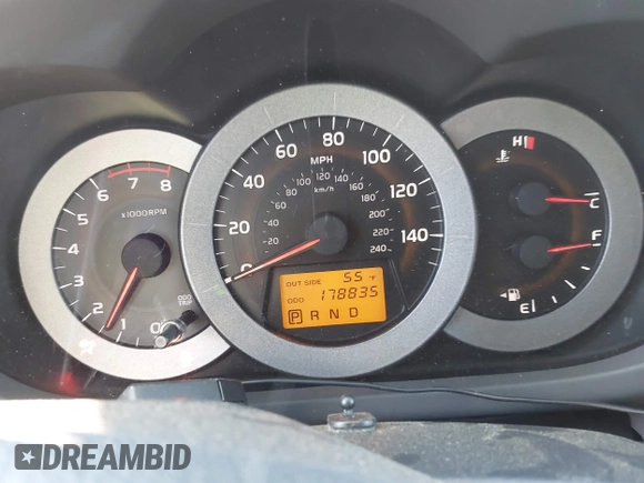 2008 Toyota RAV4 with VIN JTMZK33V086012121, listed as a IAAI auction lot 41944072 with 178,835 mi miles. Bid and sale history available at carsss.com. Image 7.