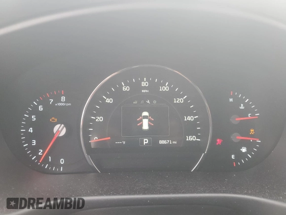 2017 Kia Sorento LX with VIN 5XYPG4A56HG199914, listed as a Copart auction lot 53961725 with 88,671 mi miles and Salvage Title. Bid and sale history available at DreamBid. Image 9.