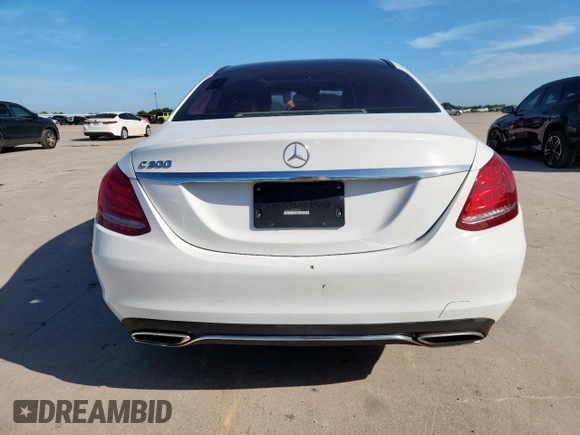 2017 Mercedes-Benz C 300 with VIN 55SWF4JB5HU202389, listed as a Copart auction lot 62884515 with 135,848 mi miles and Clean title. Bid and sale history available at DreamBid. Image 6.