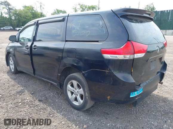 2014 Toyota Sienna L with VIN 5TDZK3DC0ES445088, listed as a IAAI auction lot 42443966 with Not provided miles and . Bid and sale history available at DreamBid. Image 3.