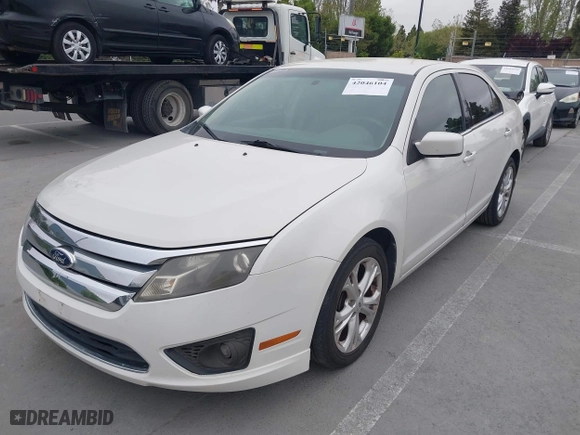 2012 Ford Fusion SE with VIN 3FAHP0HA1CR213951, listed as a IAAI auction lot 42046104 with 163,511 mi miles. Bid and sale history available at carsss.com. Image 6.