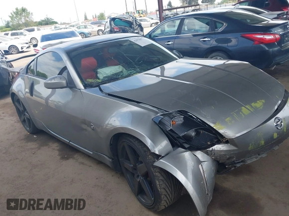 2006 Nissan 350Z Grand Touring with VIN JN1AZ34D56M310867, listed as a IAAI auction lot 42053867 with 215,514 mi miles. Bid and sale history available at carsss.com. Image 1.