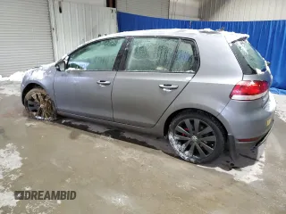 2014 Volkswagen Golf TDI w/Sunroof & Nav with VIN WVWDM7AJ8EW005019, listed as a Copart auction lot 87408824 with 88,332 mi miles and Salvage title. Bid and sale history available at DreamBid. Image 2.