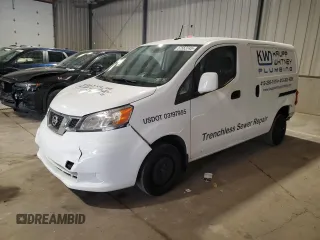 2020 Nissan NV200 S with VIN 3N6CM0KN4LK708370, listed as a Copart auction lot 57563745 with 108,786 mi miles and Salvage title. Bid and sale history available at DreamBid. Image 1.