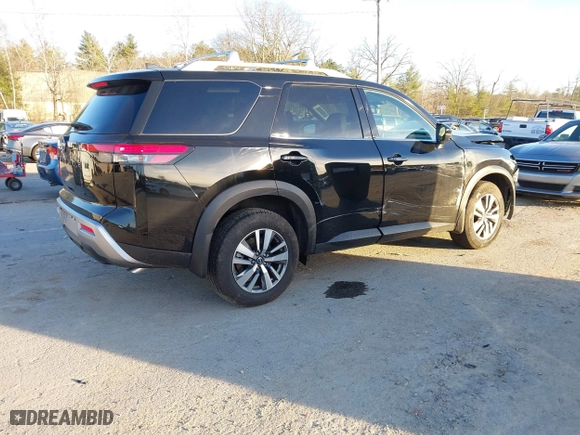 2024 Nissan Pathfinder SL with VIN 5N1DR3CC9RC219030, listed as a IAAI auction lot 40865085 with 1,173 mi miles. Bid and sale history available at carsss.com. Image 4.