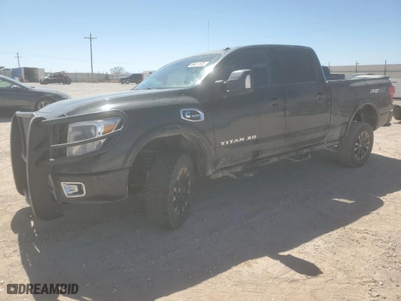 2019 Nissan Titan XD SV with VIN 1N6BA1F45KN529310, listed as a Copart auction lot 48411535 with 109,233 mi miles and Salvage Title. Bid and sale history available at carsss.com. Image 1.